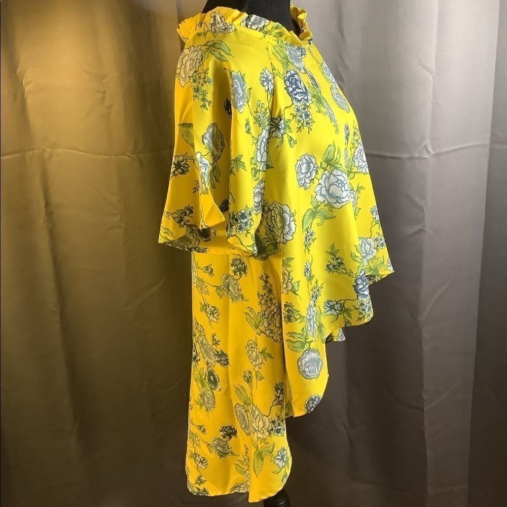 True Destiny...Floral High-Low Blouse  - Picture 3 of 7